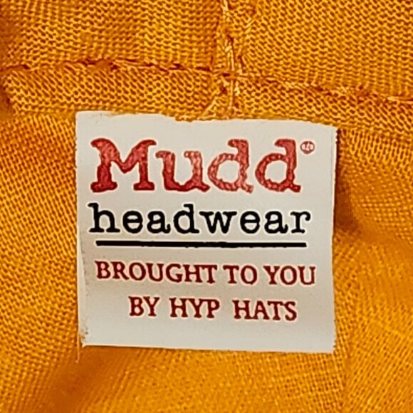 FUN MUDD Headware Orange and White Sun Hat Bucket Hat Wide Brim OS Terrycloth - Picture 3 of 8